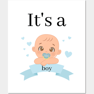 It's a boy Posters and Art